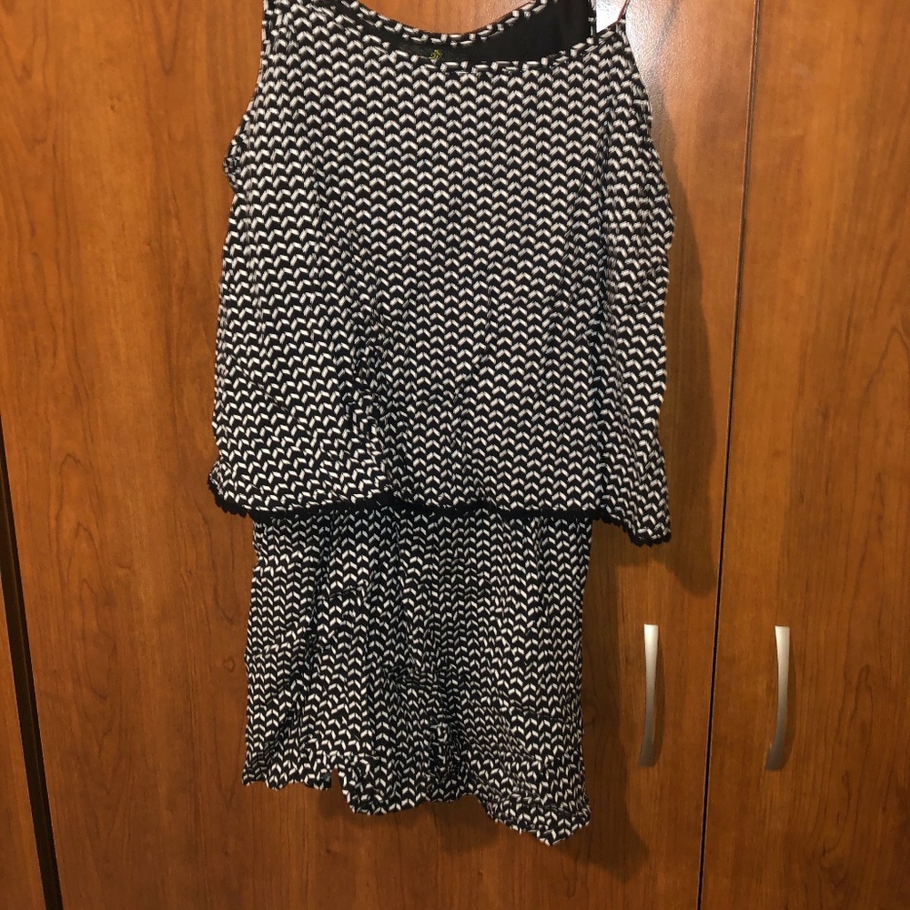 Geometric Design Romper